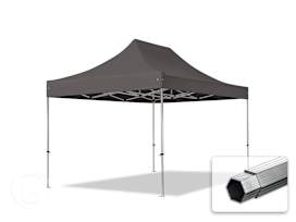 3x4,5m gazebo pieghevole PES, PROFESSIONAL alluminio, grigio scuro 3x4,5m gazebo pieghevole PES, PROFESSIONAL alluminio, grigio scuro