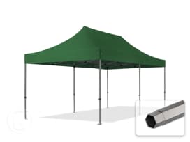 3x6m gazebo pieghevole, PREMIUM acciaio, verde scuro 3x6m gazebo pieghevole, PREMIUM acciaio, verde scuro