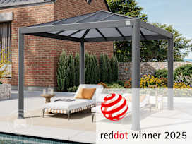 Gazebo da giardino 3x3m, Hardtop, senza teli laterali Gazebo da giardino 3x3m, Hardtop, senza teli laterali