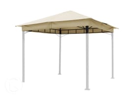 Tetto di ricambio per gazebo da giardino Sunset Classic 3x3m, crema