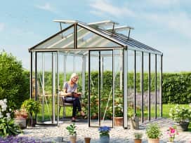 263 x 325 cm Serra, colore standard alluminio naturale 263 x 325 cm Serra, colore standard alluminio naturale