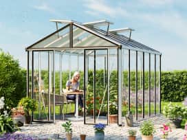 263 x 388 cm Serra, colore standard alluminio naturale 263 x 388 cm Serra, colore standard alluminio naturale