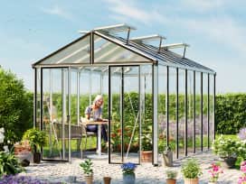 263 x 450 cm Serra, colore standard alluminio naturale 263 x 450 cm Serra, colore standard alluminio naturale