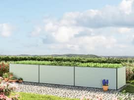 77 x 490 x 77 cm Orto rialzato, alluminio anodizzato