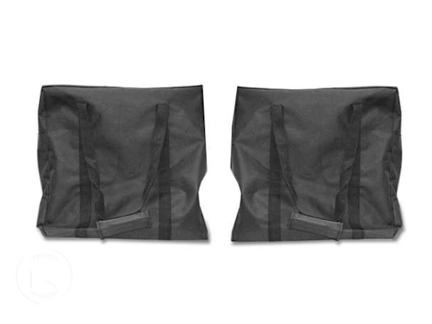 Conjunto de bolsas para lonas de tendas dobráveis, 2 peças