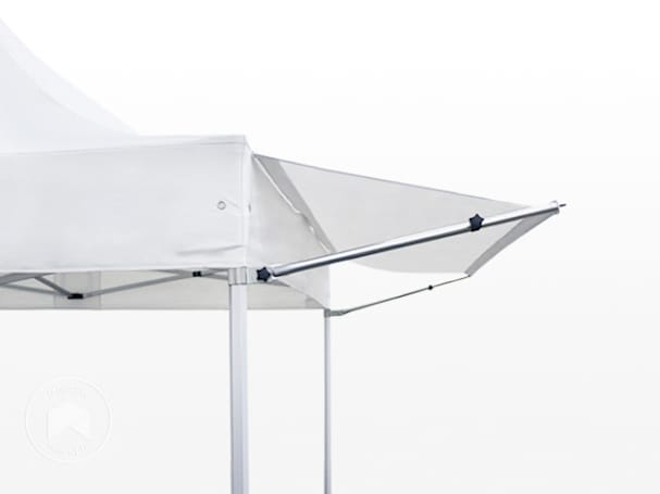 Toldo frontal de 3 m para tendas dobráveis PREMIUM e PROFESSIONAL, branco