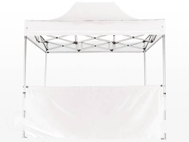 Parede lateral semi-alta de 3 m para tendas dobráveis PREMIUM e PROFESSIONAL, branco