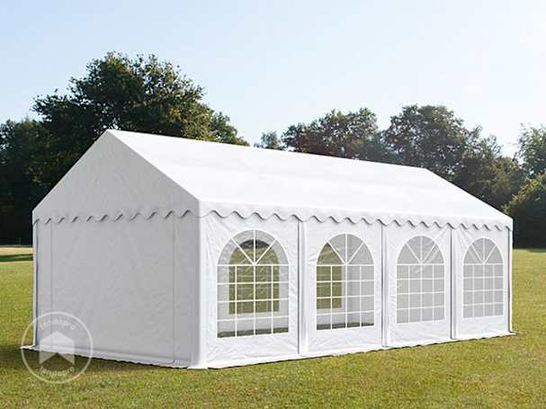 3x8m tenda de festa, PVC-lona, branco, com estrutura de base 3x8m tenda de festa, PVC-lona, branco, com estrutura de base