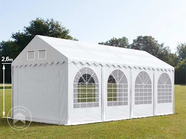 3x8m tenda de festa, PVC-lona, branco, com estrutura de base 3x8m tenda de festa, PVC-lona, branco, com estrutura de base