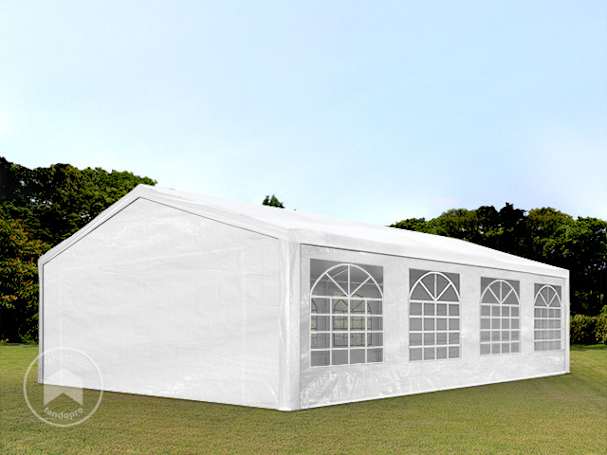 5x8m tenda de festa, PE-lona, branco 5x8m tenda de festa, PE-lona, branco