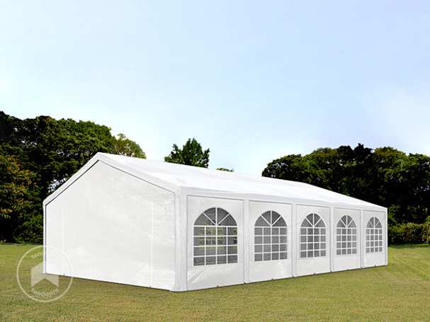 5x10m tenda de festa, PE-lona, branco 5x10m tenda de festa, PE-lona, branco