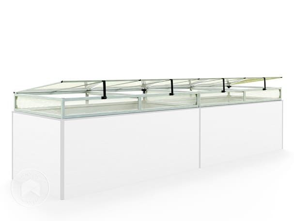 77 x 387 cm mini estufa