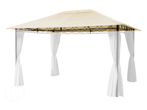 Teto de substituição para pavilhão de jardim Rendezvous Classic, 3x4 m, Cor champanhe