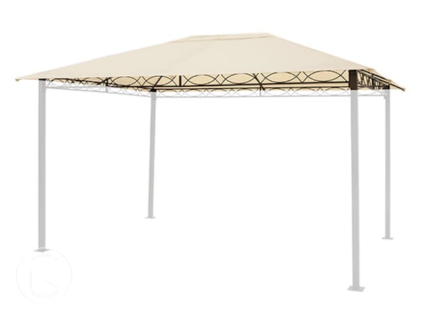 Teto de substituição para pavilhão de jardim Rendezvous Premium, 3x4 m, Cor champanhe