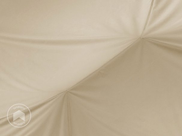 Vela de sombra para pavilhão de jardim Rendezvous Deluxe 3x4 m, Cor champanhe