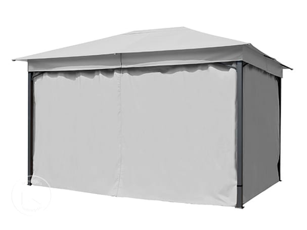 Paredes laterais (conjunto de 4 peças) para pavilhão de jardim Sunset Classic 3x4 m, Stone