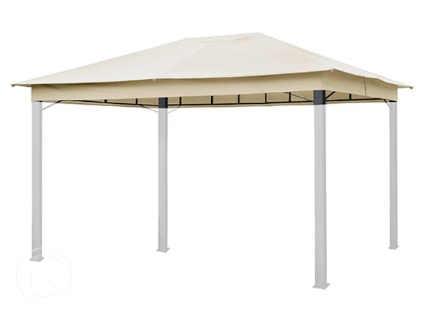 Teto de substituição para pavilhão de jardim Sunset Premium, 3x4 m, Cor champanhe