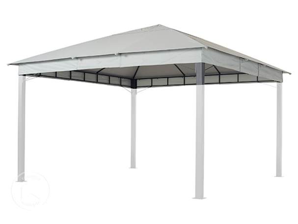 Teto de substituição para pavilhão de jardim Sunset Premium, 4x4 m, Stone