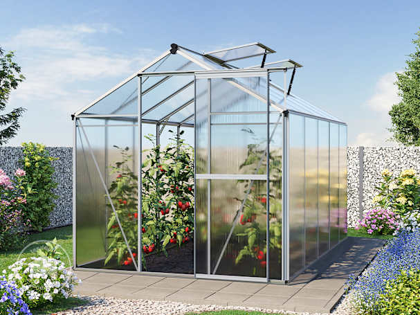 192 x 317 cm Estufa de jardim, Sem conjunto promocional | 6 mm 192 x 317 cm Estufa de jardim, Sem conjunto promocional | 6 mm