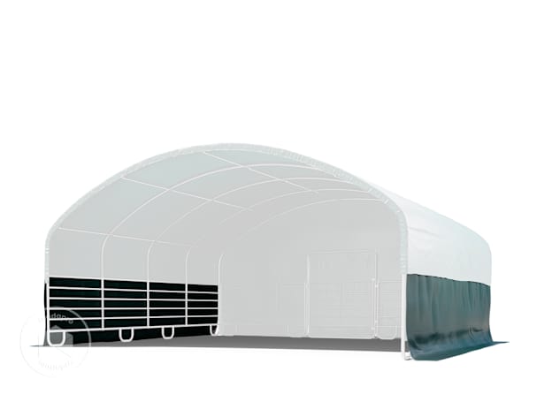 Conjunto de painéis laterais para a tenda para gado Professional 8x8 m
