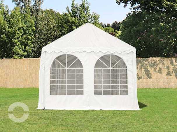 Giebelteil XXL 3 x 2,6 m für Partyzelte, Pavillons, weiß