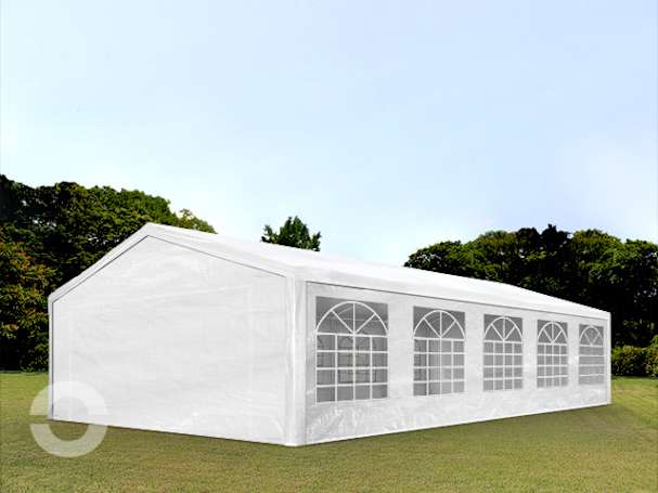 5x10m Partyzelt, PE-Plane, weiß 5x10m Partyzelt, PE-Plane, weiß
