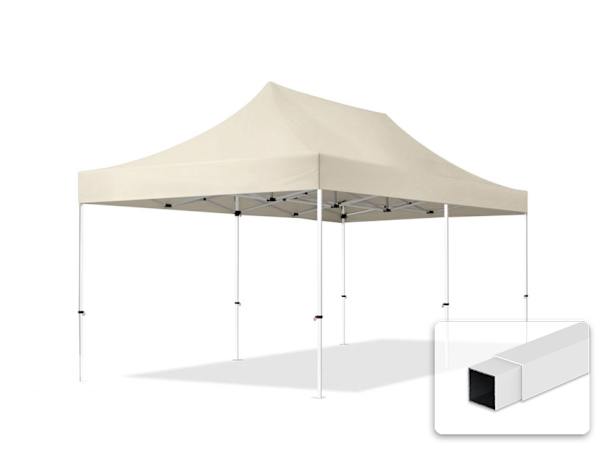 3x6m Stahl Faltpavillon, ohne Seitenteile, creme 3x6m Stahl Faltpavillon, ohne Seitenteile, creme