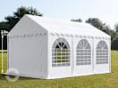 3x6m Partyzelt, PVC-Plane, weiß, mit Bodenrahmen 3x6m Partyzelt, PVC-Plane, weiß, mit Bodenrahmen