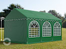 3x6m Partyzelt, PVC-Plane, dunkelgrün, mit Bodenrahmen 3x6m Partyzelt, PVC-Plane, dunkelgrün, mit Bodenrahmen