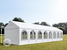 4x16m Partyzelt, PVC-Plane, weiß, mit Bodenrahmen 4x16m Partyzelt, PVC-Plane, weiß, mit Bodenrahmen