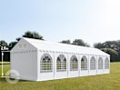 4x14m Partyzelt, PVC-Plane, weiß, mit Bodenrahmen 4x14m Partyzelt, PVC-Plane, weiß, mit Bodenrahmen