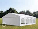 8x8m Partyzelt, PVC-Plane, weiß, mit Bodenrahmen 8x8m Partyzelt, PVC-Plane, weiß, mit Bodenrahmen