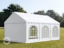 4x6m Partyzelt, PVC-Plane, weiß, mit Bodenrahmen 4x6m Partyzelt, PVC-Plane, weiß, mit Bodenrahmen