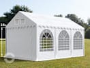3x6m Partyzelt, PVC-Plane, weiß, mit Bodenrahmen 3x6m Partyzelt, PVC-Plane, weiß, mit Bodenrahmen