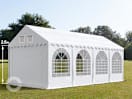 3x8m Partyzelt, PVC-Plane, weiß, mit Bodenrahmen 3x8m Partyzelt, PVC-Plane, weiß, mit Bodenrahmen