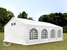 4x8m Partyzelt, PE-Plane, weiß, mit Bodenrahmen 4x8m Partyzelt, PE-Plane, weiß, mit Bodenrahmen