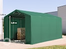 4x8m Zelthalle, PVC-Plane, dunkelgrün, ohne Statik 4x8m Zelthalle, PVC-Plane, dunkelgrün, ohne Statik