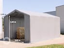 4x8m Zelthalle, PVC-Plane, grau, mit Statik (Betonuntergrund) 4x8m Zelthalle, PVC-Plane, grau, mit Statik (Betonuntergrund)