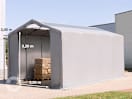 4x8m Zelthalle, PVC-Plane, grau, mit Statik (Betonuntergrund) 4x8m Zelthalle, PVC-Plane, grau, mit Statik (Betonuntergrund)