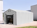 4x12m Zelthalle, PVC-Plane, grau, mit Statik (Betonuntergrund) 4x12m Zelthalle, PVC-Plane, grau, mit Statik (Betonuntergrund)