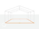 Universal Bodenrahmen 5x6 m für Partyzelte, Pavillons Universal Bodenrahmen 5x6 m für Partyzelte, Pavillons