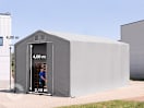 5x10m Zelthalle, PRIMEtex-Plane, grau, ohne Statik 5x10m Zelthalle, PRIMEtex-Plane, grau, ohne Statik