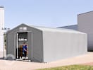 6x12m Zelthalle, PVC-Plane, grau, ohne Statik 6x12m Zelthalle, PVC-Plane, grau, ohne Statik