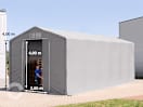 6x12m Zelthalle, PVC-Plane, grau, ohne Statik 6x12m Zelthalle, PVC-Plane, grau, ohne Statik