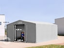 8x10m Zelthalle, PVC-Plane, grau, mit Statik (Betonuntergrund) 8x10m Zelthalle, PVC-Plane, grau, mit Statik (Betonuntergrund)