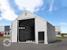 8x12m Zelthalle, PRIMEtex-Plane, grau, mit Statik (Betonuntergrund) 8x12m Zelthalle, PRIMEtex-Plane, grau, mit Statik (Betonuntergrund)