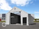 10x20m Zelthalle, PRIMEtex-Plane, grau, mit Statik (Erduntergrund) 10x20m Zelthalle, PRIMEtex-Plane, grau, mit Statik (Erduntergrund)