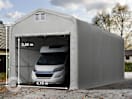 5x20m Zeltgarage, PRIMEtex-Plane, grau, ohne Statik 5x20m Zeltgarage, PRIMEtex-Plane, grau, ohne Statik