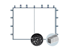 Seitenwand mit mittigem Reißverschluss als Tür für 3 m breiten Faltpavillon mit 32 mm Aluminiumgestänge, schwarz Seitenwand mit mittigem Reißverschluss als Tür für 3 m breiten Faltpavillon mit 32 mm Aluminiumgestänge, schwarz