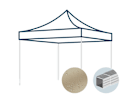 Ersatzdach für 3x3 m Faltpavillon mit 32 mm Aluminiumgestänge, creme Ersatzdach für 3x3 m Faltpavillon mit 32 mm Aluminiumgestänge, creme
